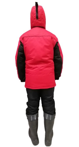 Зимний костюм для рыбалки Canadian Camper Snow Lake Pro цвет Black/Red (XL) фото 6